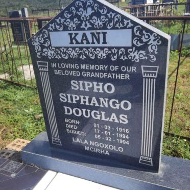 KANI Sipho Siphango Douglas 1916-1994