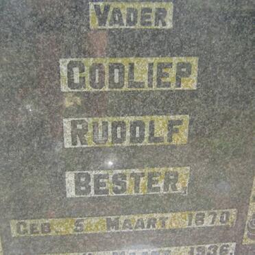 BESTER Godliep Rudolf 1870-1936
