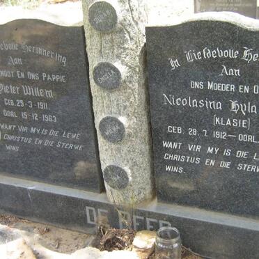 BEER Pieter Willem, de 1911-1963 &amp; Nicolasina Hyla Johanna 1912-1997