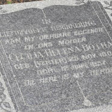 BOTHA Cecilia Helena nee VENTER 1806-195?