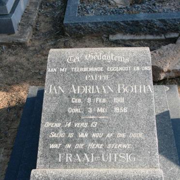 BOTHA Jan Adriaan 1901-1956