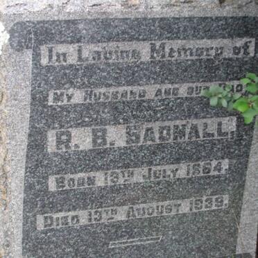 BADNALL R.B. 1864-1939