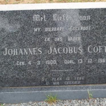 COETSEE Johannes Jacobus 1900-1969