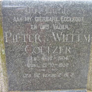 COETZER Pieter Willem 1904-1953