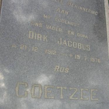 COETZEE Dirk Jacobus 1912-1976