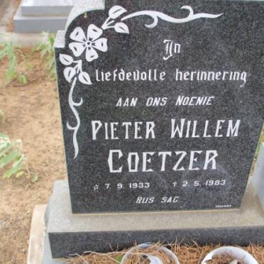 COETZER Pieter Willem 1933-1983