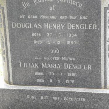 DENGLER Douglas Henry 1894-1950 &amp; Lilian Maria 1896-1979