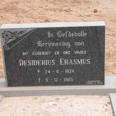 ERASMUS Desiderius 1924-1985