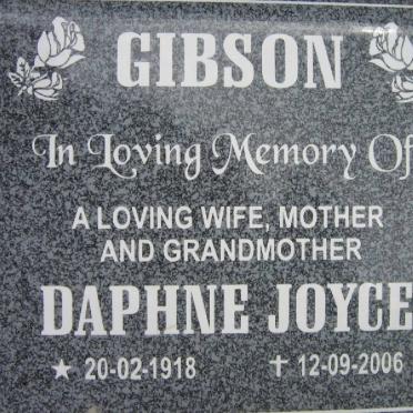 GIBSON Daphne Joyce 1918-2006
