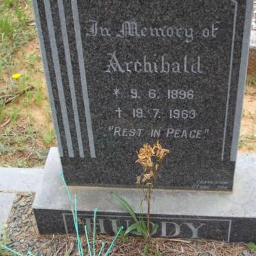 HUDDY Archibald 1896-1963
