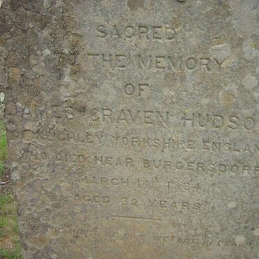 HUDSON James Craven -1884