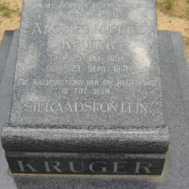 KRUGER Andries Michiel 1894-1971