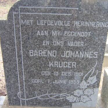 KRUGER Barend Johannes 1901-1959