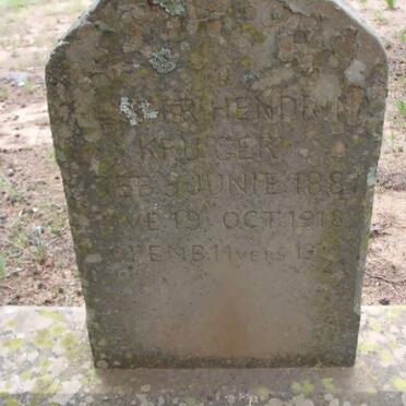 KRUGER Hester Hendrina 1887-1918