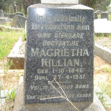 KILLIAN Magrietha 1946-1951