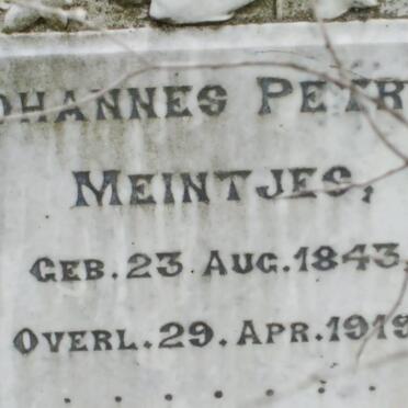 MEINTJES Johannes Petrus 1843-1919