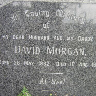 MORGAN David 1892-1969