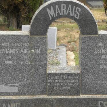 MARAIS Stephanus Abraham 1897-196? &amp; Esther Naomi KRUGER 1901-1948