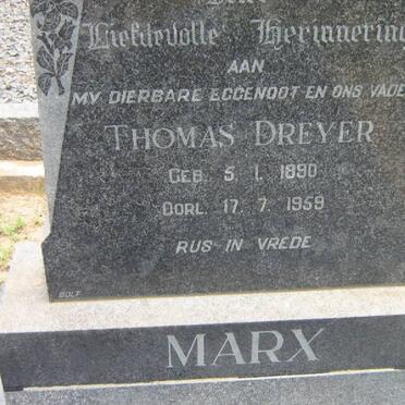 MARX Thomas Dreyer 1890-1959