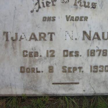 NAUDE Tjaart N. 1878-1930