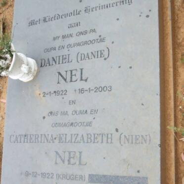 NEL Daniel 1922-2003 &amp; Catherina Elizabeth KRUGER 1922-