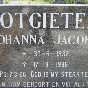 POTGIETER Johanna Jacoba 1932-1996