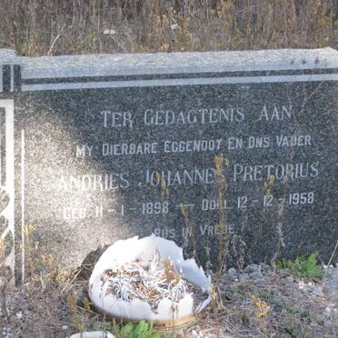 PRETORIUS Andries Johannes 1898-1958