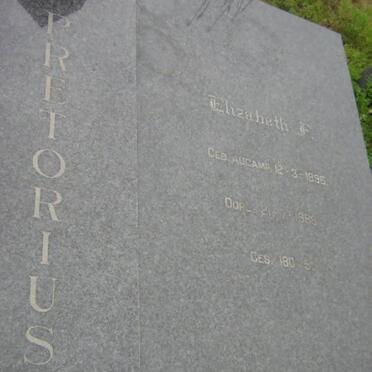 PRETORIUS Elizabeth F. 1896-1988