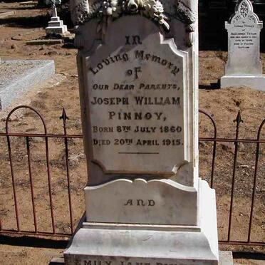 PINNOY Joseph William 1860-1915