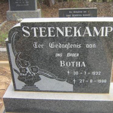 STEENEKAMP Botha 1932-1988