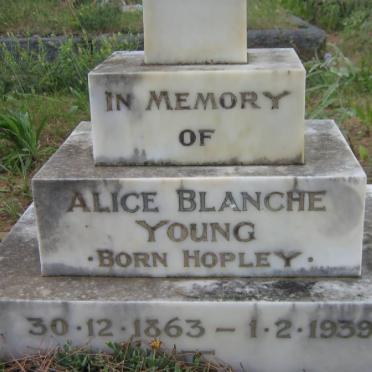 YOUNG Alice Blanche nee HOPLEY 1863-1939