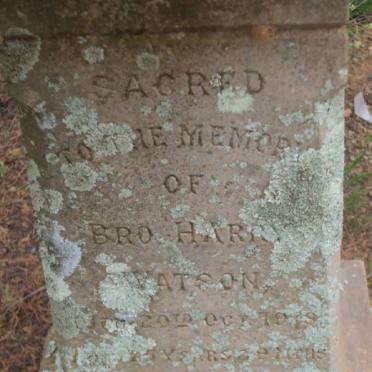 WATSON Harry -1918