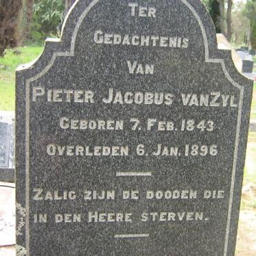 ZYL Pieter Jacobus, van 1843-1896
