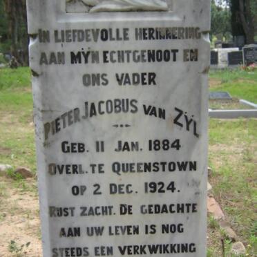 ZYL Pieter Jacobus, van -1924