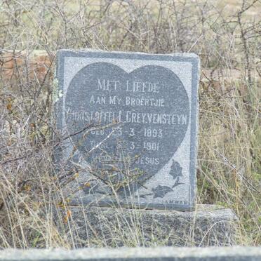 Eastern Cape, MOLTENO district, Zevenfontein 14, farm cemetery