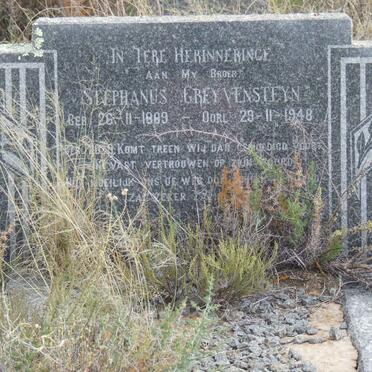 GREYVENSTEYN Stephanus 1889-1948