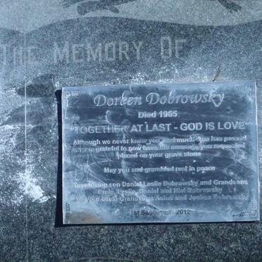 DOBROWSKY Claude Bernard 1902-1960 &amp;  Doreen DU TOIT -1965