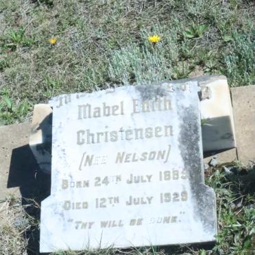 CHRISTENSEN Mabel Edith nee NELSON 1885-1929