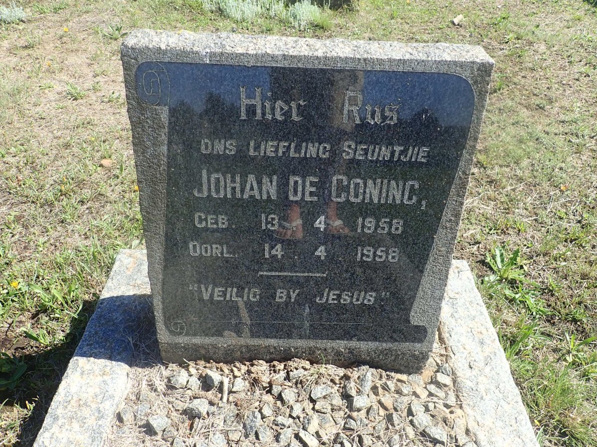 CONING Johan, de 1958-1958
