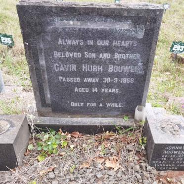 BOUWER Johnny 1927-1985 :: BOUWER Gavin Hugh -1968