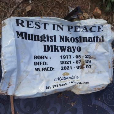 DIKWAYO Mlungisi Nosinathi 1977-2021