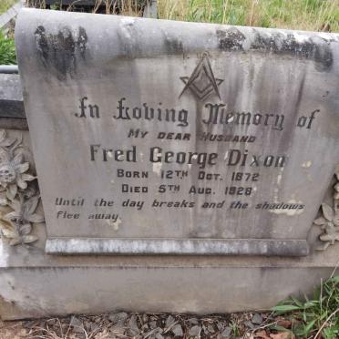 DIXON Fred George 1872-1928