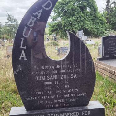 DABULA Dumisani Zolisa 1960-1983