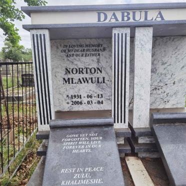 DABULA Norton Mlawuli 1931-2006