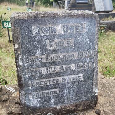 FIELD John Owen 1877-1944