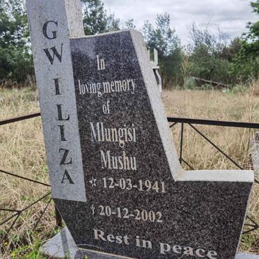 GWILIZA Mlungisi Mushu 1941-2002