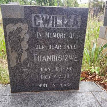 GWILIZA Thandisizwe 1979-1979