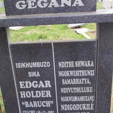 GEGANA Edgar Holder 1951-2000