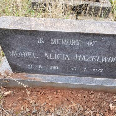 HAZELWOOD Muriel Alicia 1890-1973