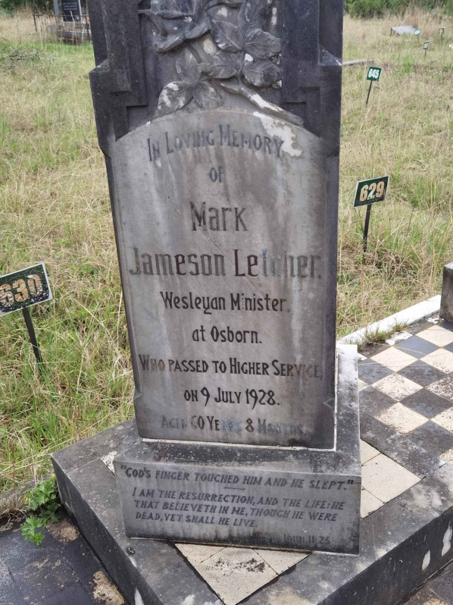 LETCHER Mark Jameson -1928